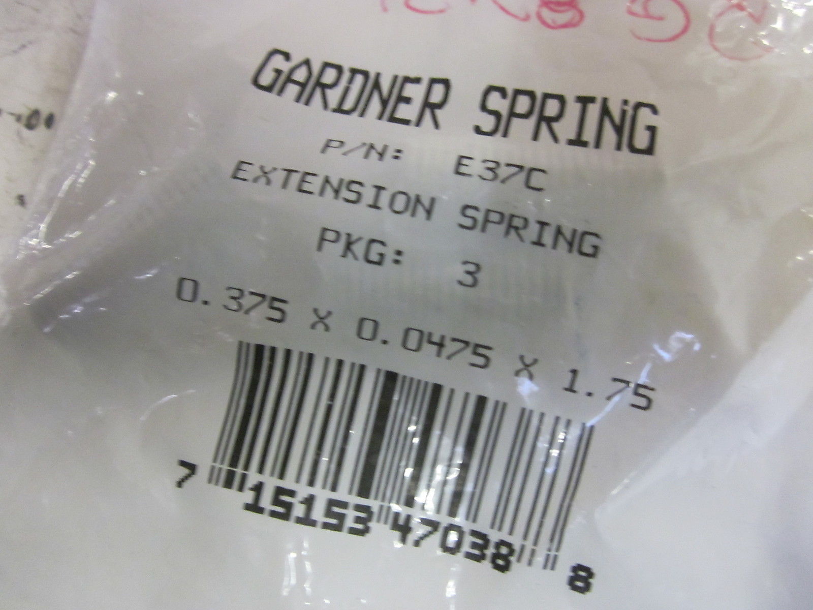 LOT OF 6 GARDNER E37C SPRINGS NSMP