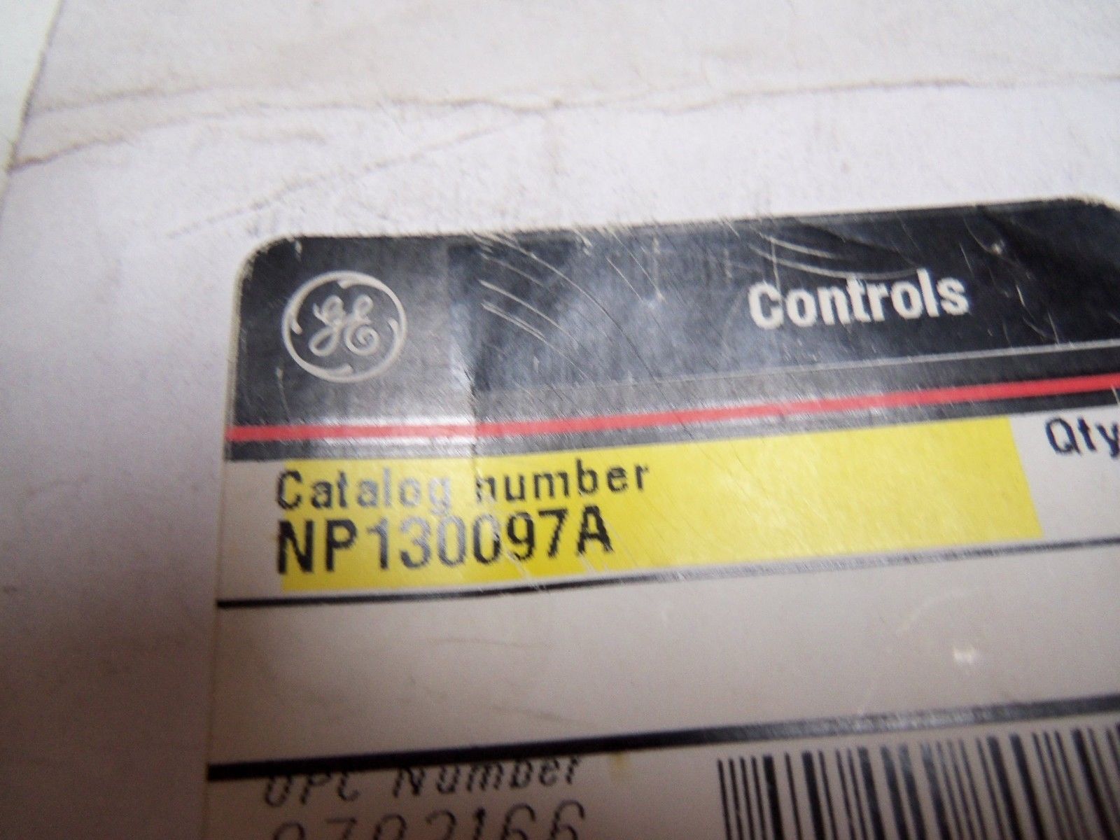 LOT OF 6 GENERAL ELECTRIC NP130097A NAME PLATE NSMP