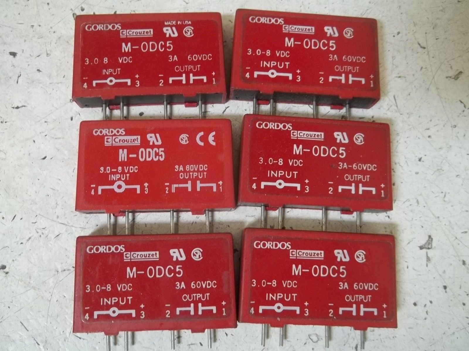 LOT OF 6 GORDOS M-ODC5 MODULE UNMP
