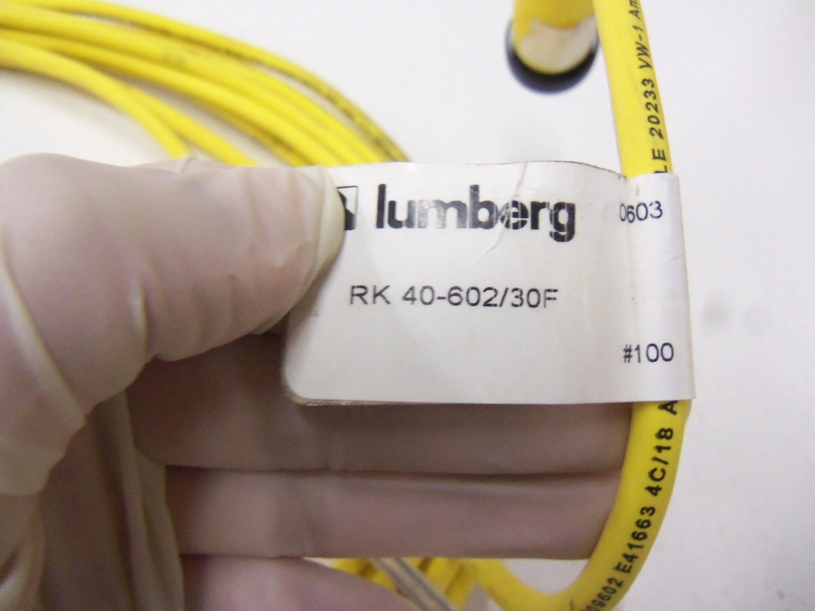 LOT OF 6 LUMBERG RK40-602/30F UNMP