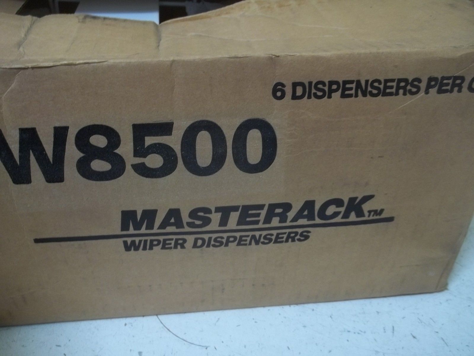 LOT OF 6 MASTERACK W8500 WIPER DISPENSERS NSMP