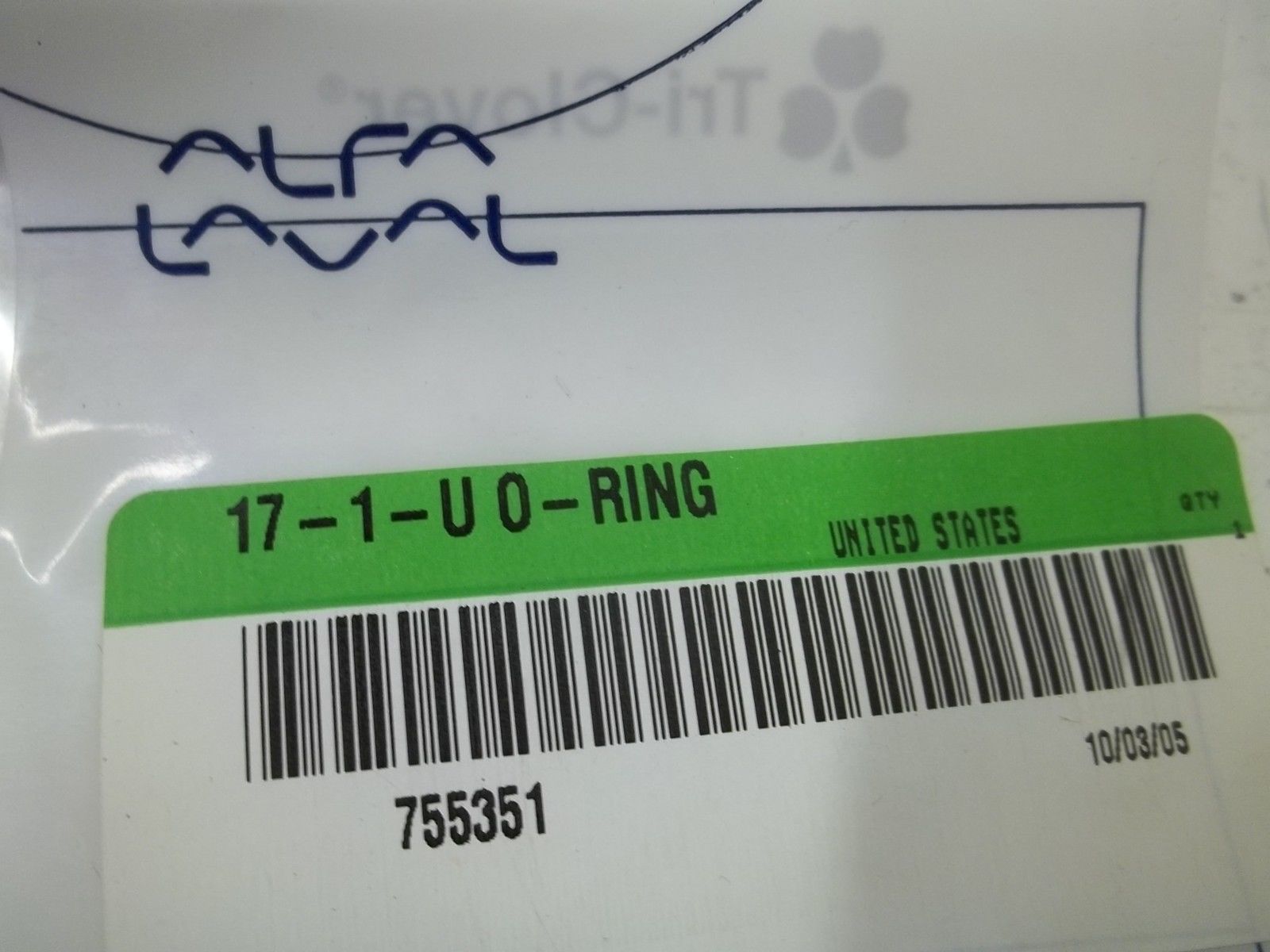 LOT OF 7 ALFA LAVAL 17-1-U NSMP