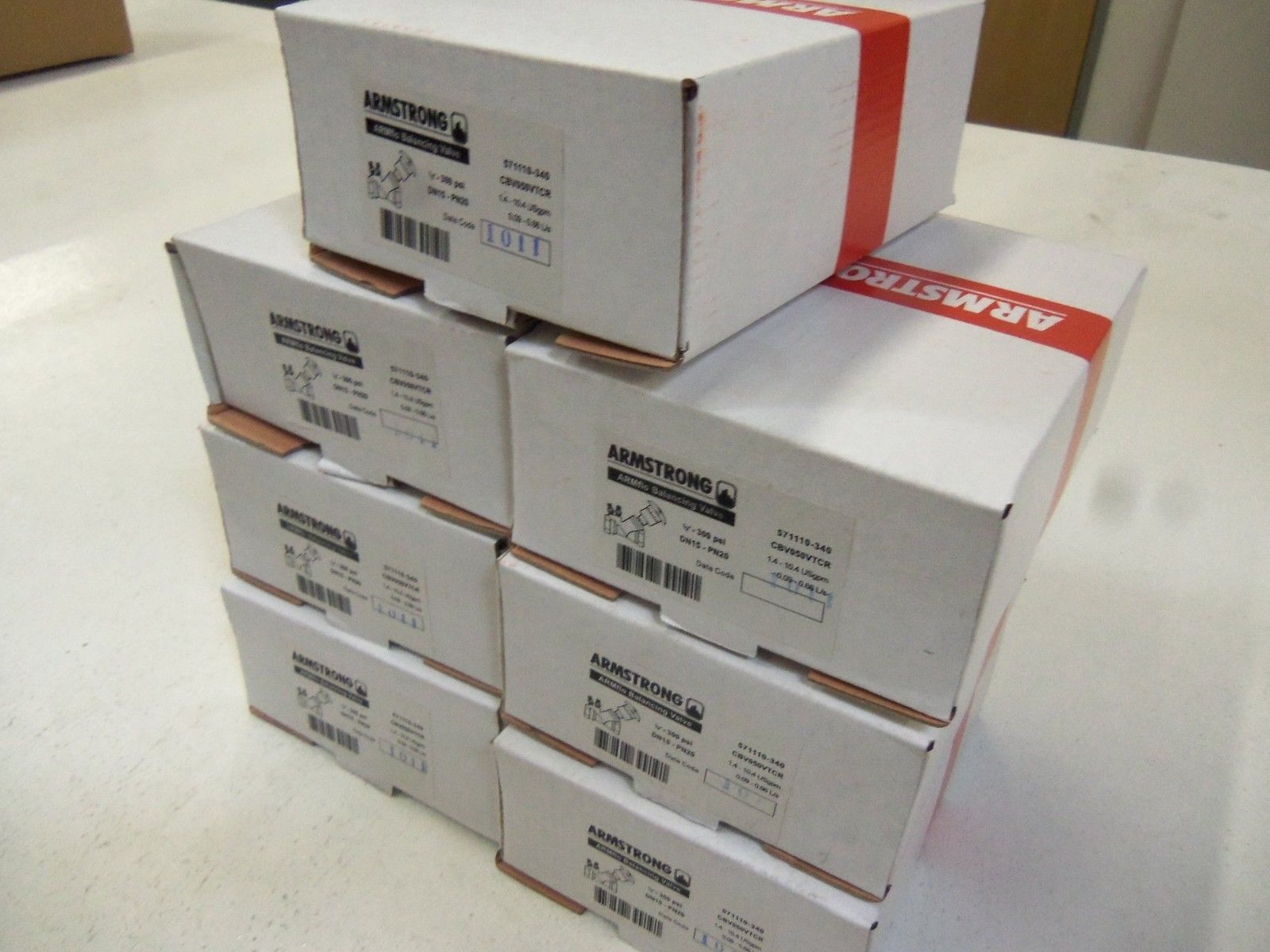 LOT OF 7 ARMSTRONG DN15-PN20 1/2"-300 PSI  NSMP