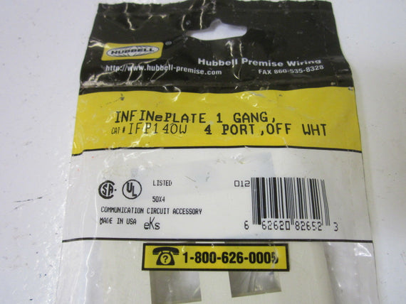 LOT OF 7 HUBBELL IFP140W *NEW IN A FACTORY BAG*