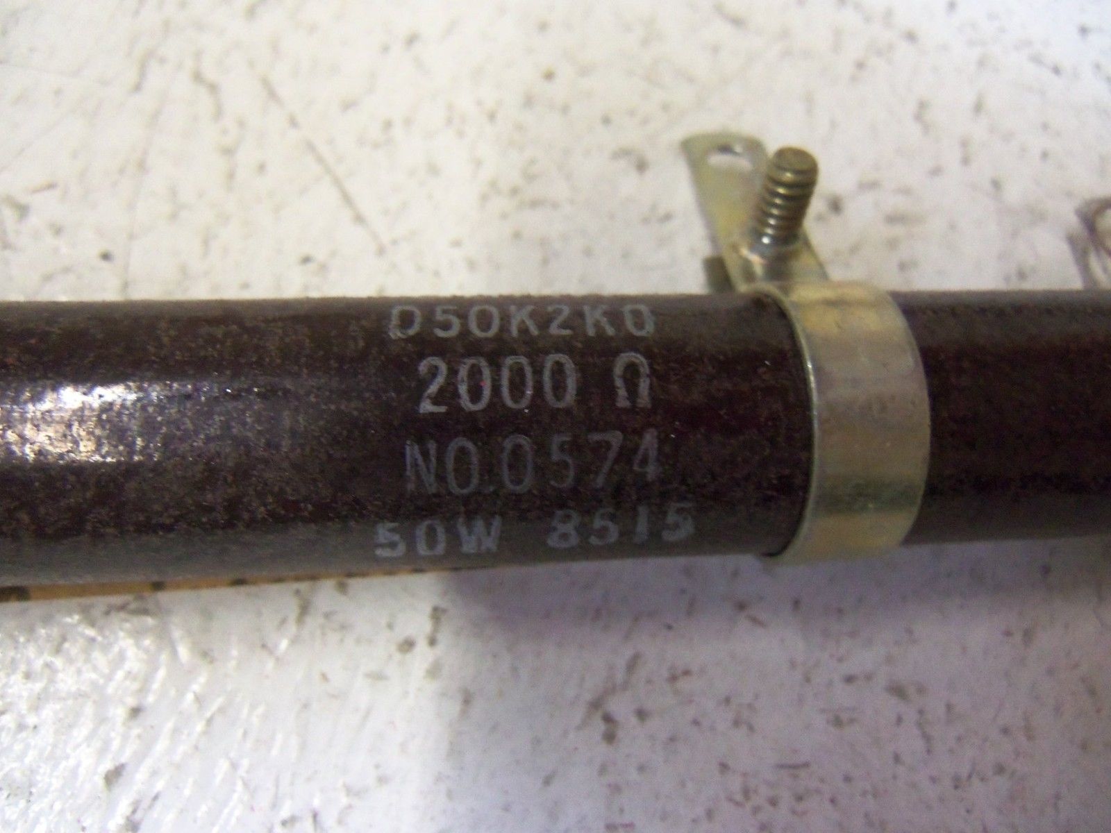 OHMITE D50K2K0 RESISTOR 50W 2KOHM *NEW IN BOX*