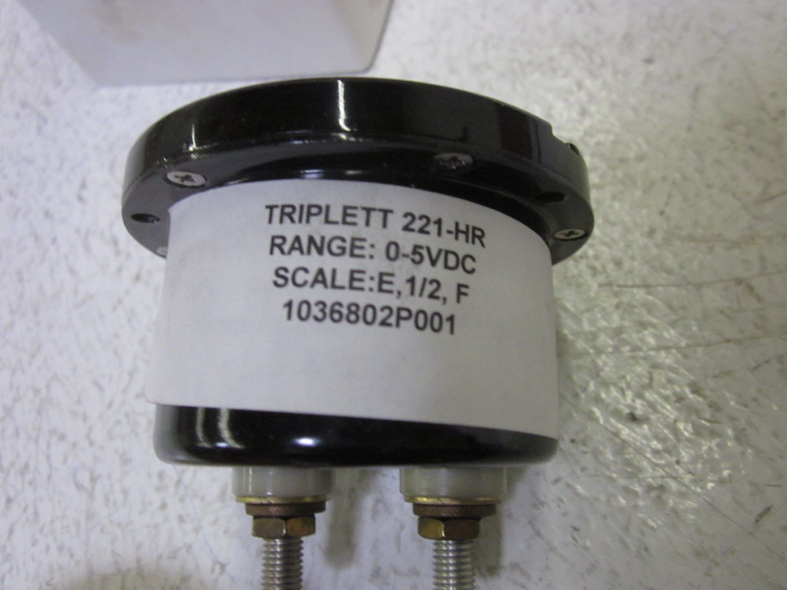 TRIPLETT 221-HR 0-5VDC WATTMETER  NSMP