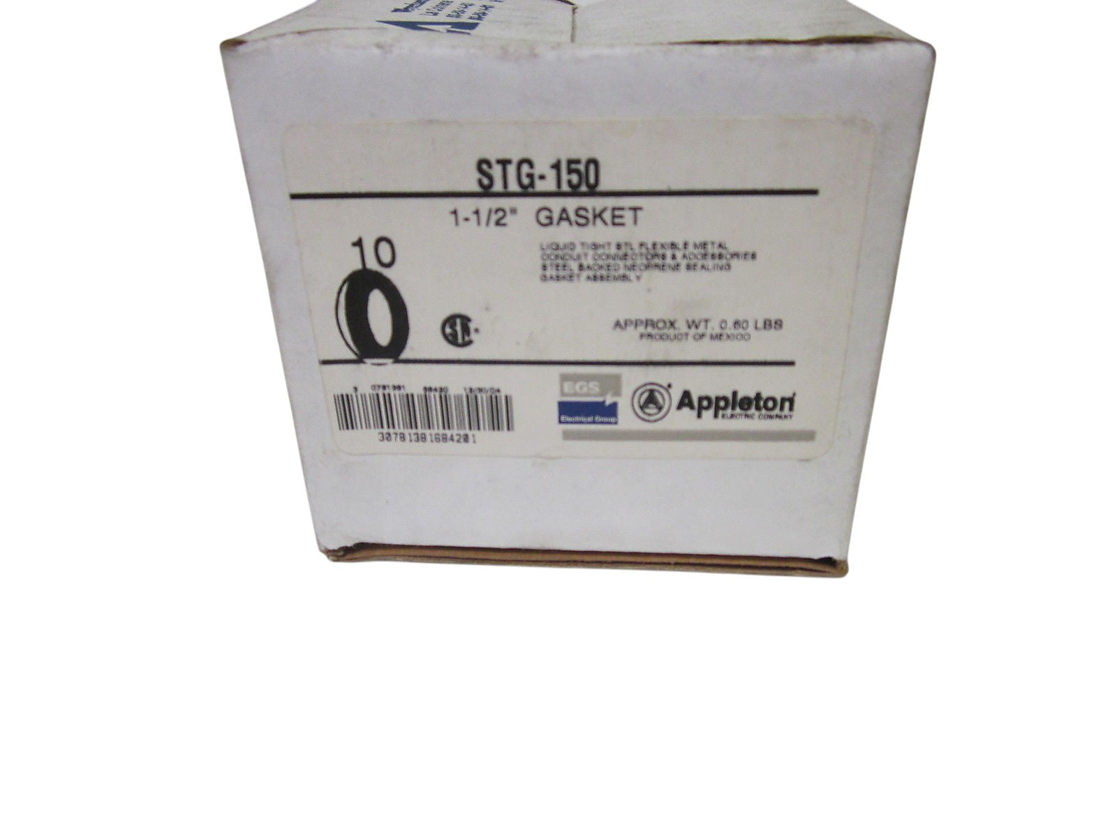 LOT OF 8 APPLETON STG-150 GASKET 1-1/2" NSMP