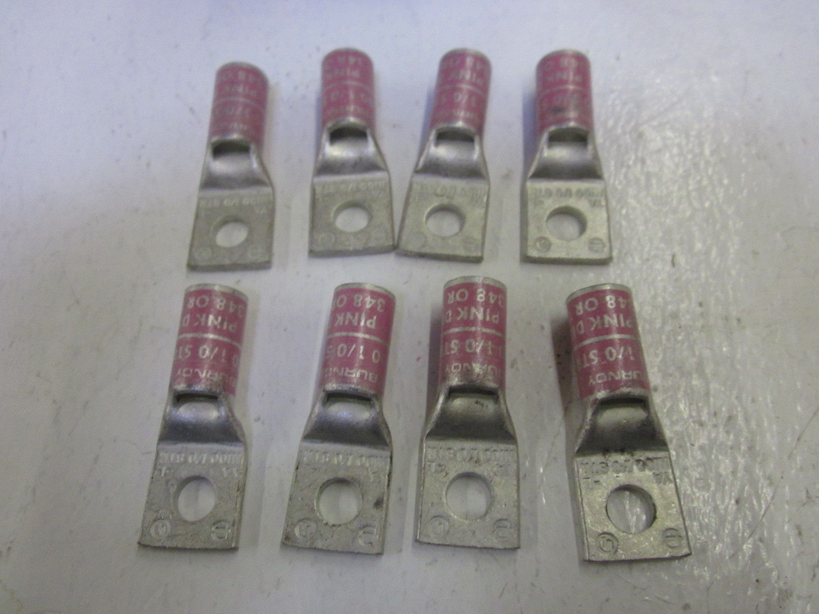 LOT OF 8 BURNDY YA25LB0X NSMP