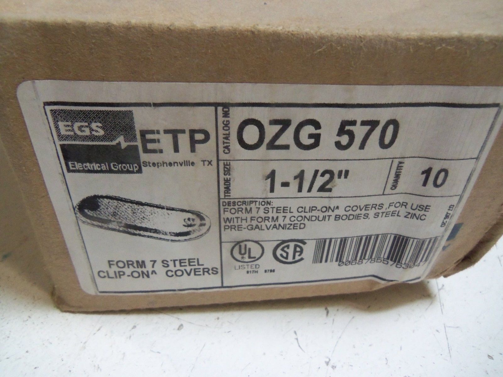 LOT OF 8 EGS OZG-570 NSMP