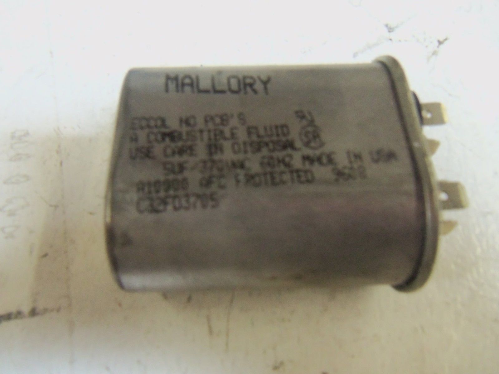 MALLORY C32FD3705 CAPACITOR UNMP