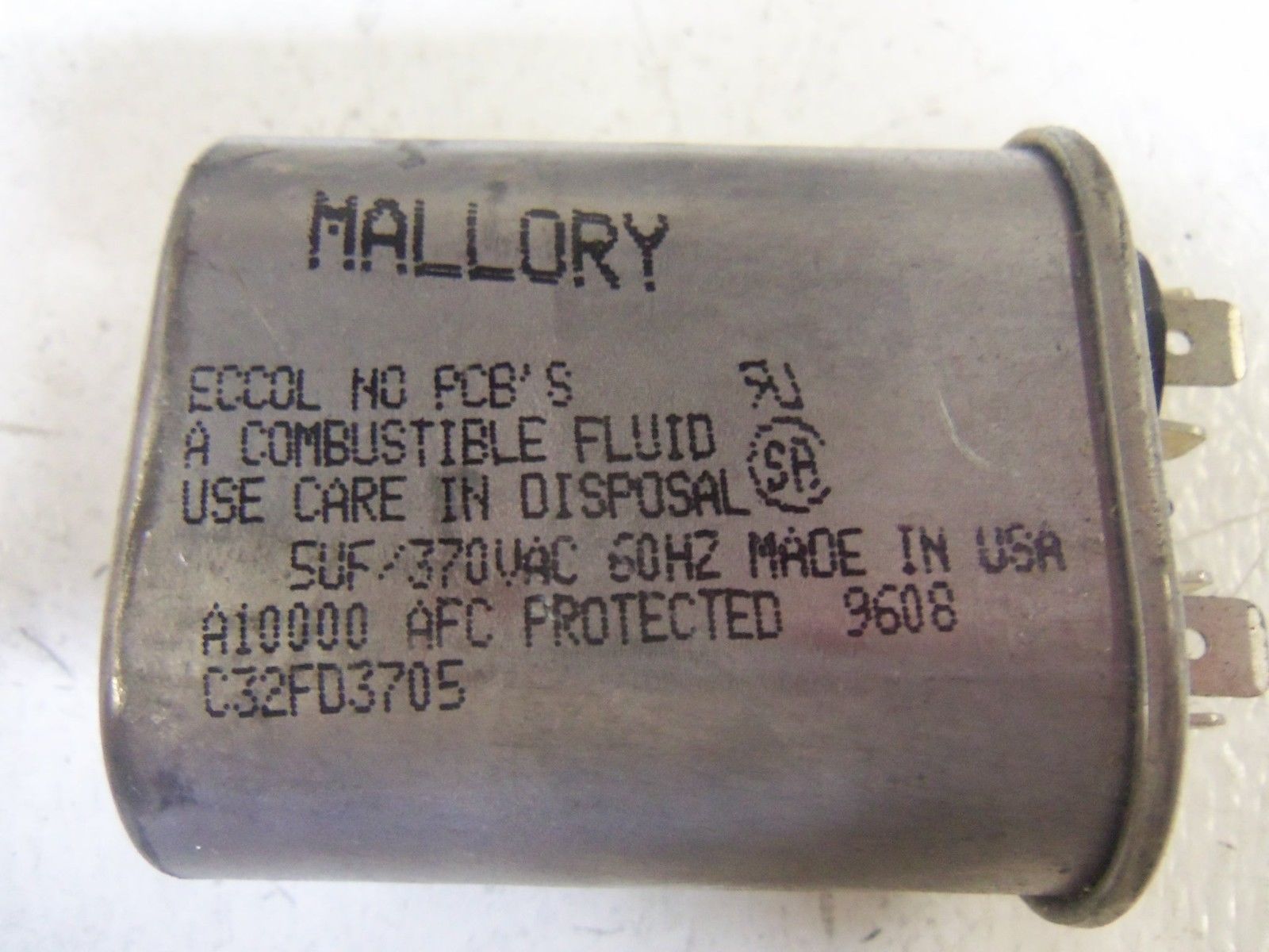 MALLORY C32FD3705 CAPACITOR UNMP