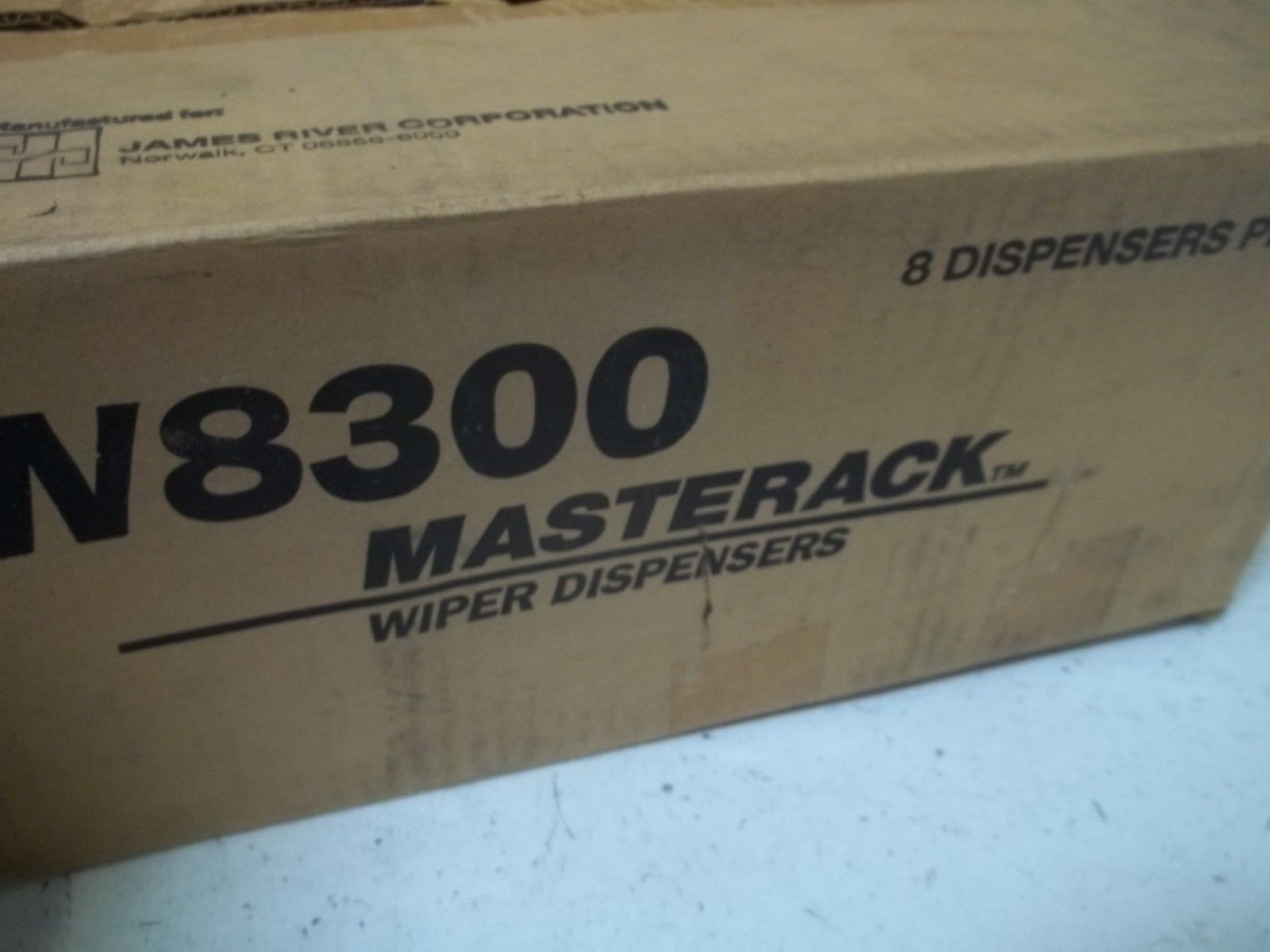 LOT OF 8 MASTERACK W8300 WIPER DISPENSERS  NSMP