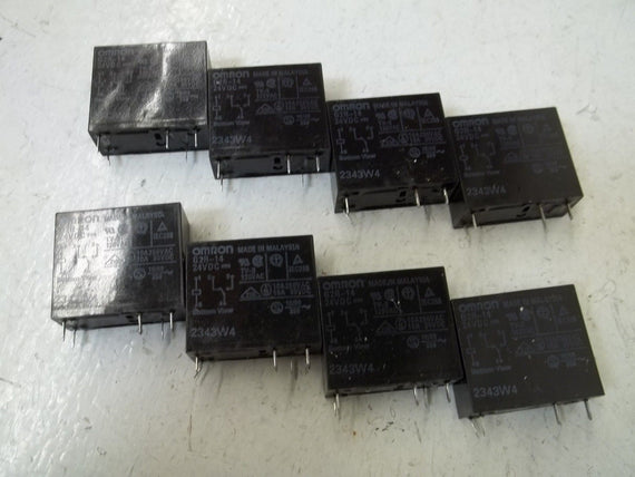 LOT OF 8 OMRON G2R-14 MOUNT POWER RELAY UNMP
