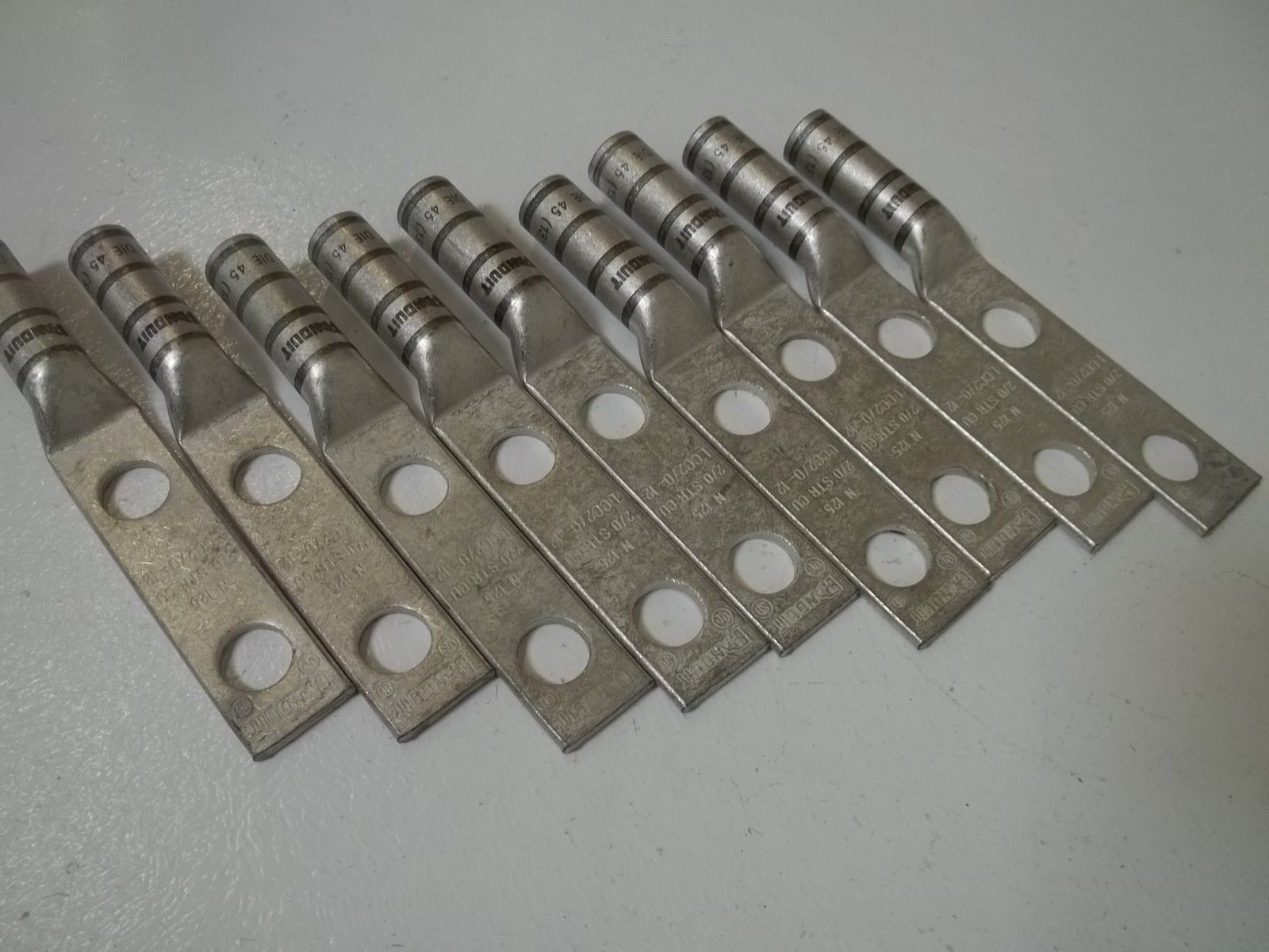 LOT OF 9 PANDUIT LCC2/0-12-X NSMP