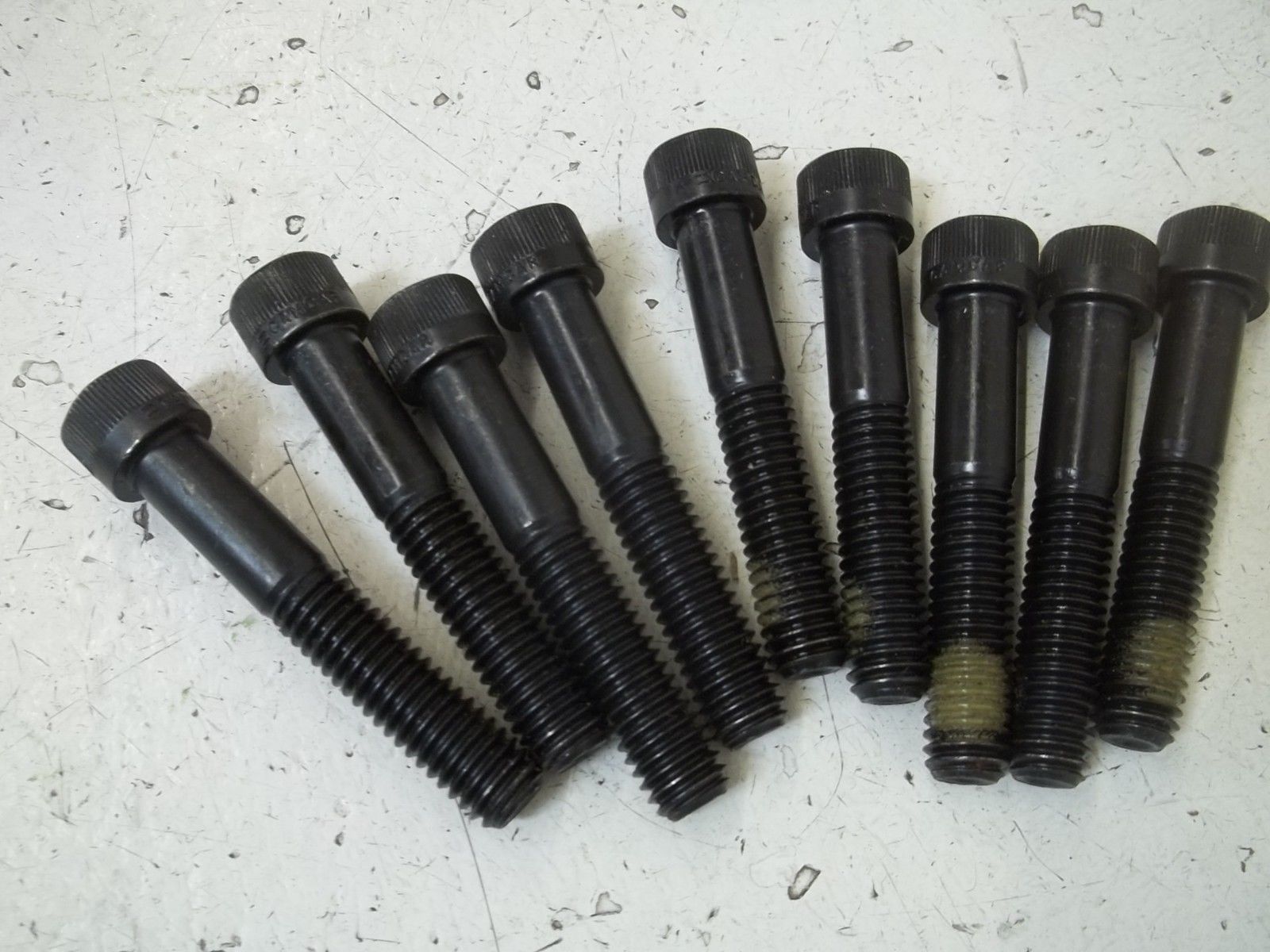 LOT OF 9 RAYCARL 3/8-16X2 1/4 SOCKET HEAD CAP SCREW  NSMP