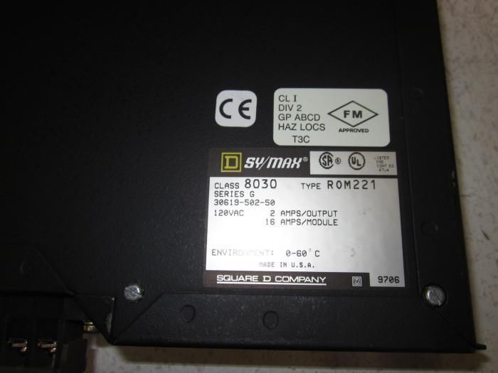 LOT OF 9 SQUARE D 8030ROM221 SER. G UNMP