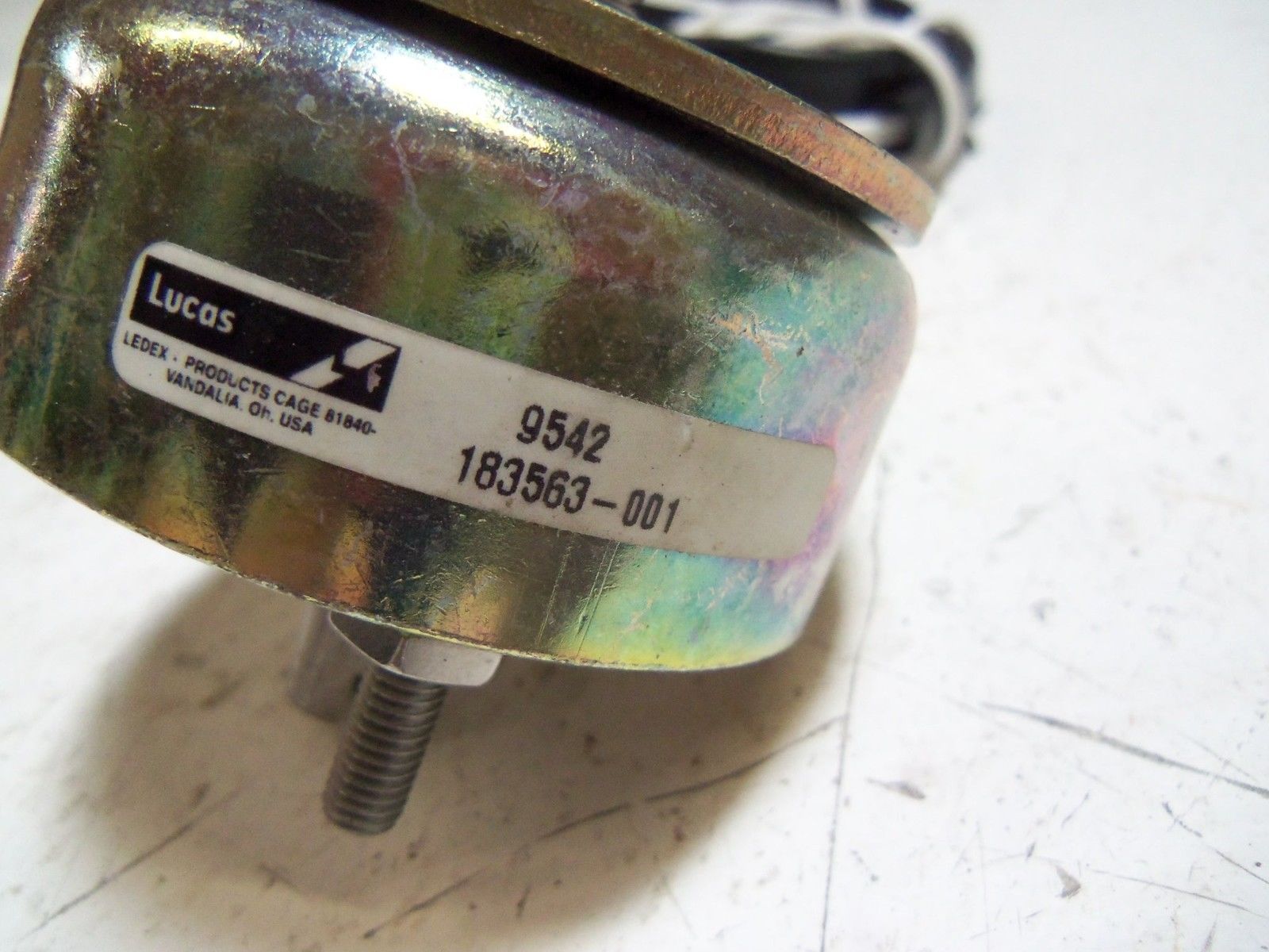 LUCAS 9542 SOLENOID UNMP