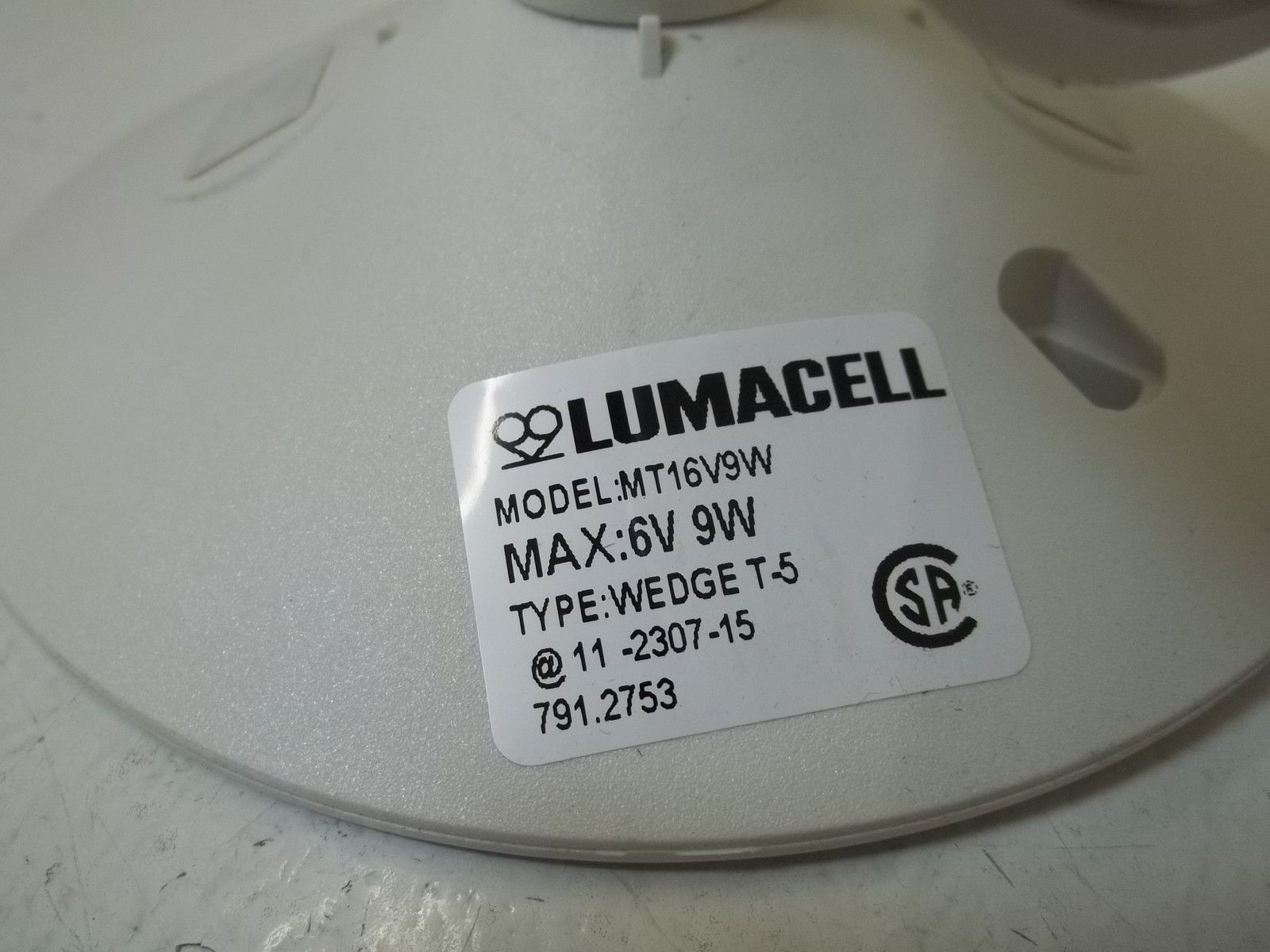 LUMACELL MT16V9W MICRO HEAD WHIST AND WEDGE BASE LAMP NSMP