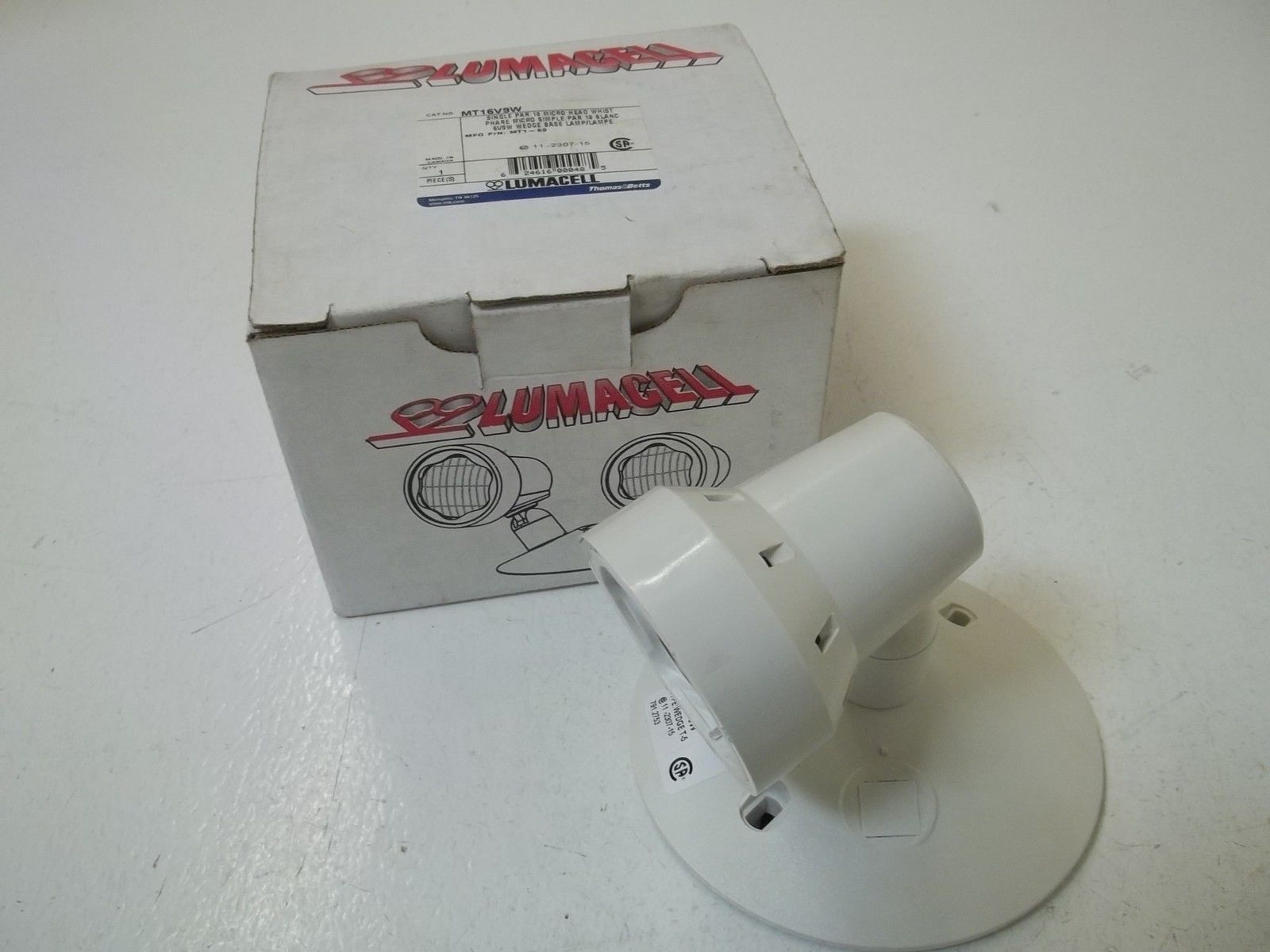 LUMACELL MT16V9W MICRO HEAD WHIST AND WEDGE BASE LAMP NSMP