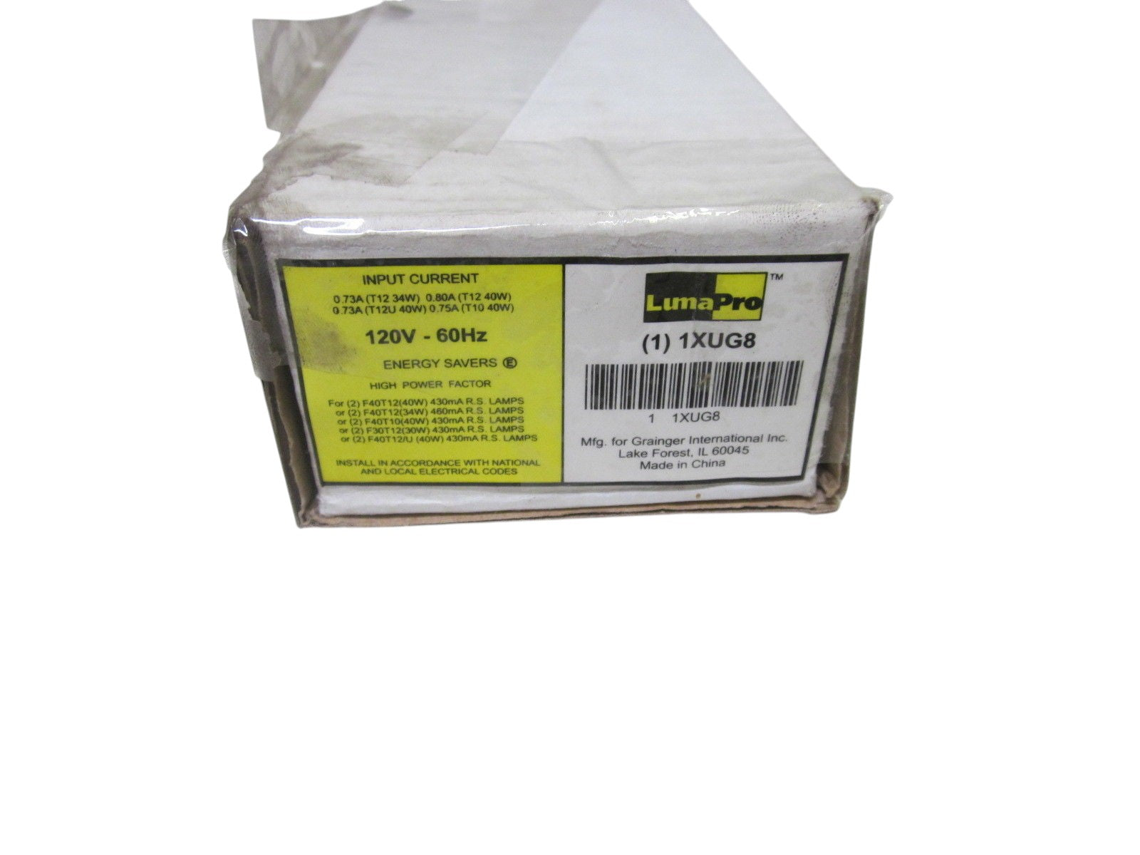 LUMAPRO 1XUG8 MAGNETIC BALLAST 120V NSMP