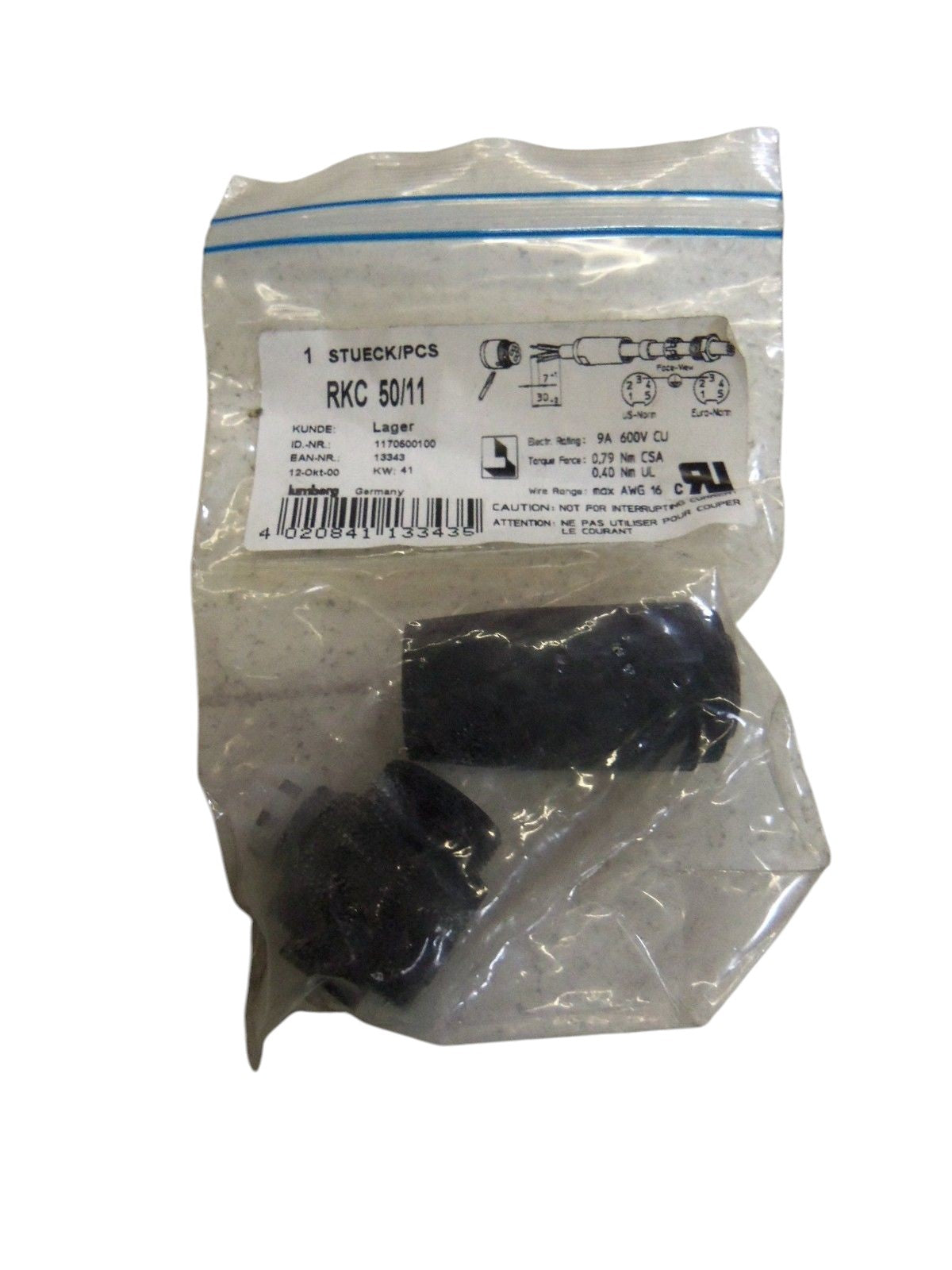 LUMBERG  MINI CONNECTOR RKC 50/11 NSMP