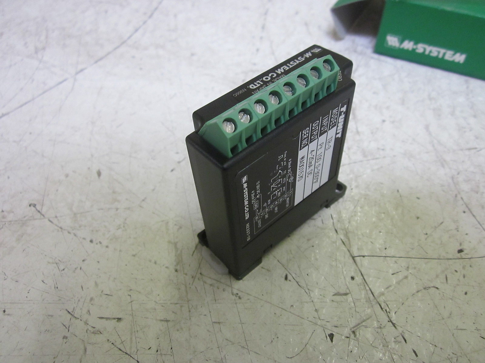 M-SYSTEM CO. LTD. TR-3 TEMPERATURE TRANSMITTER NSMP
