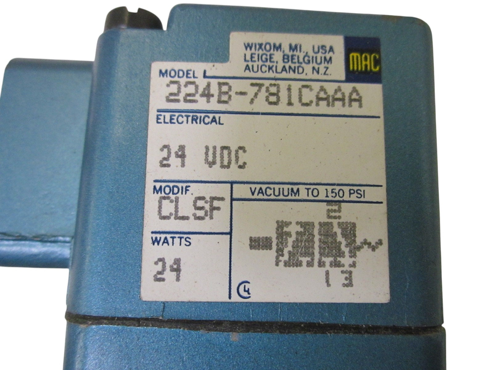 MAC 224B-781CAAA UNMP