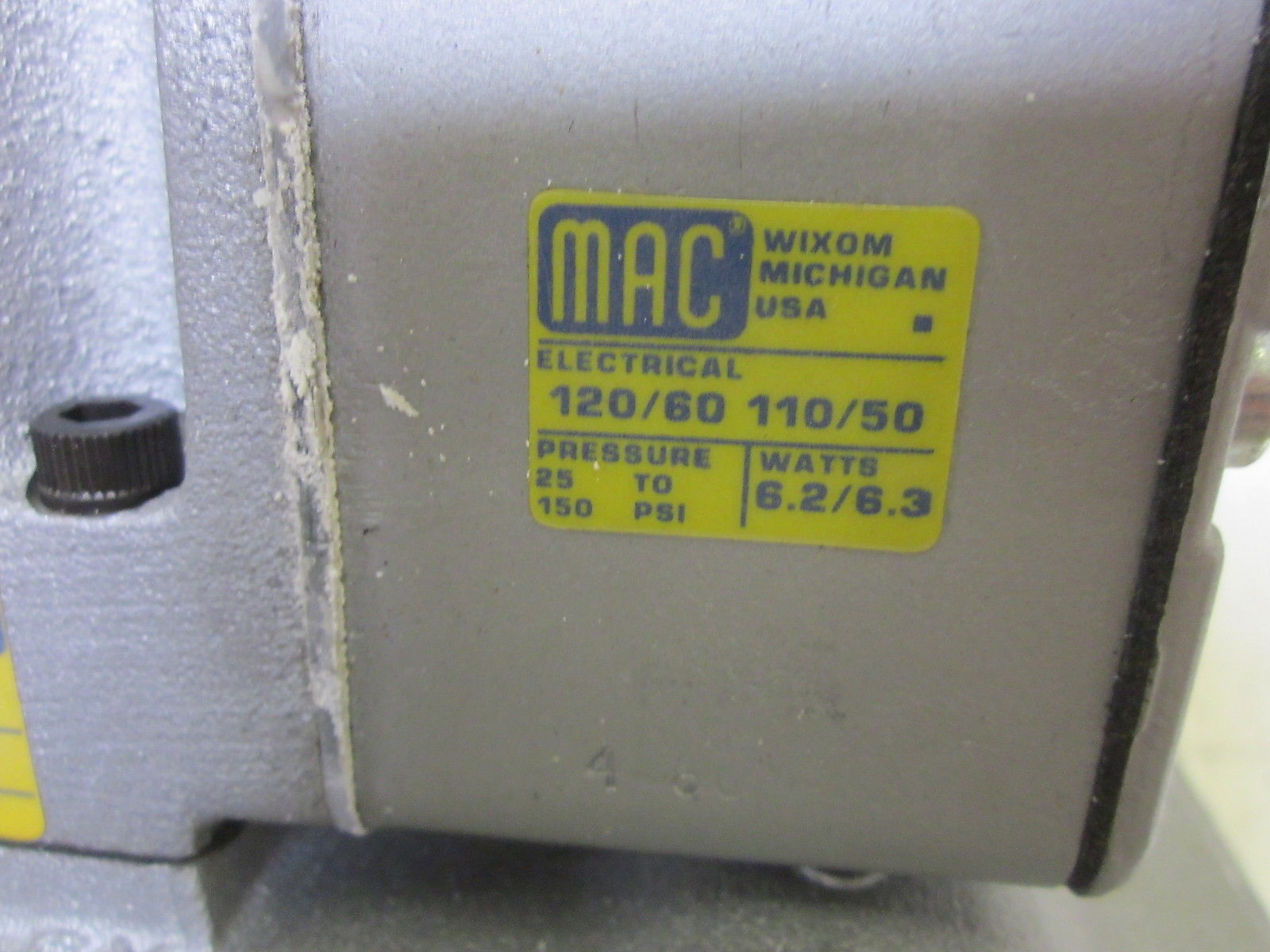 MAC 343G-113D-15 SOLENOID VALVE 120V  NSMP