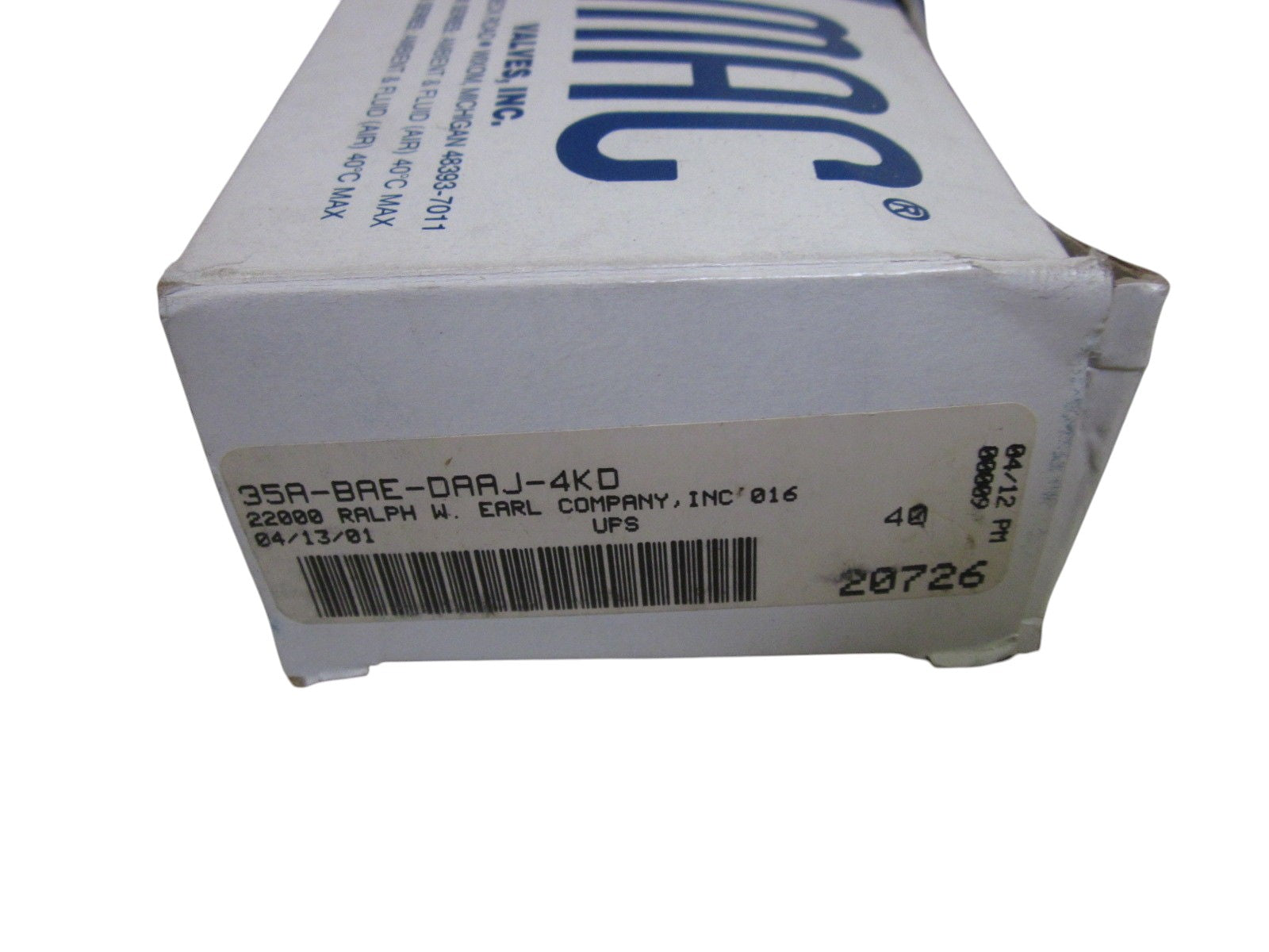 MAC 35A-BAE-DAAJ-4KD SOLENOID VALVE NSMP