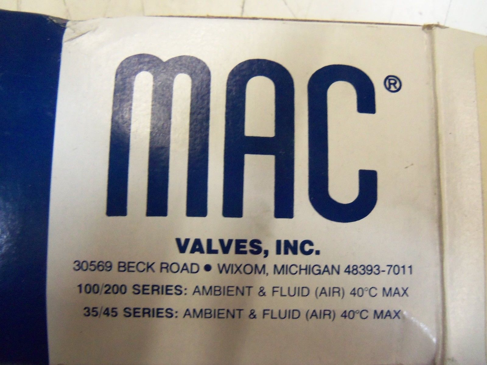MAC 45A-AA1-DAAE-1CM *NEW IN BOX*