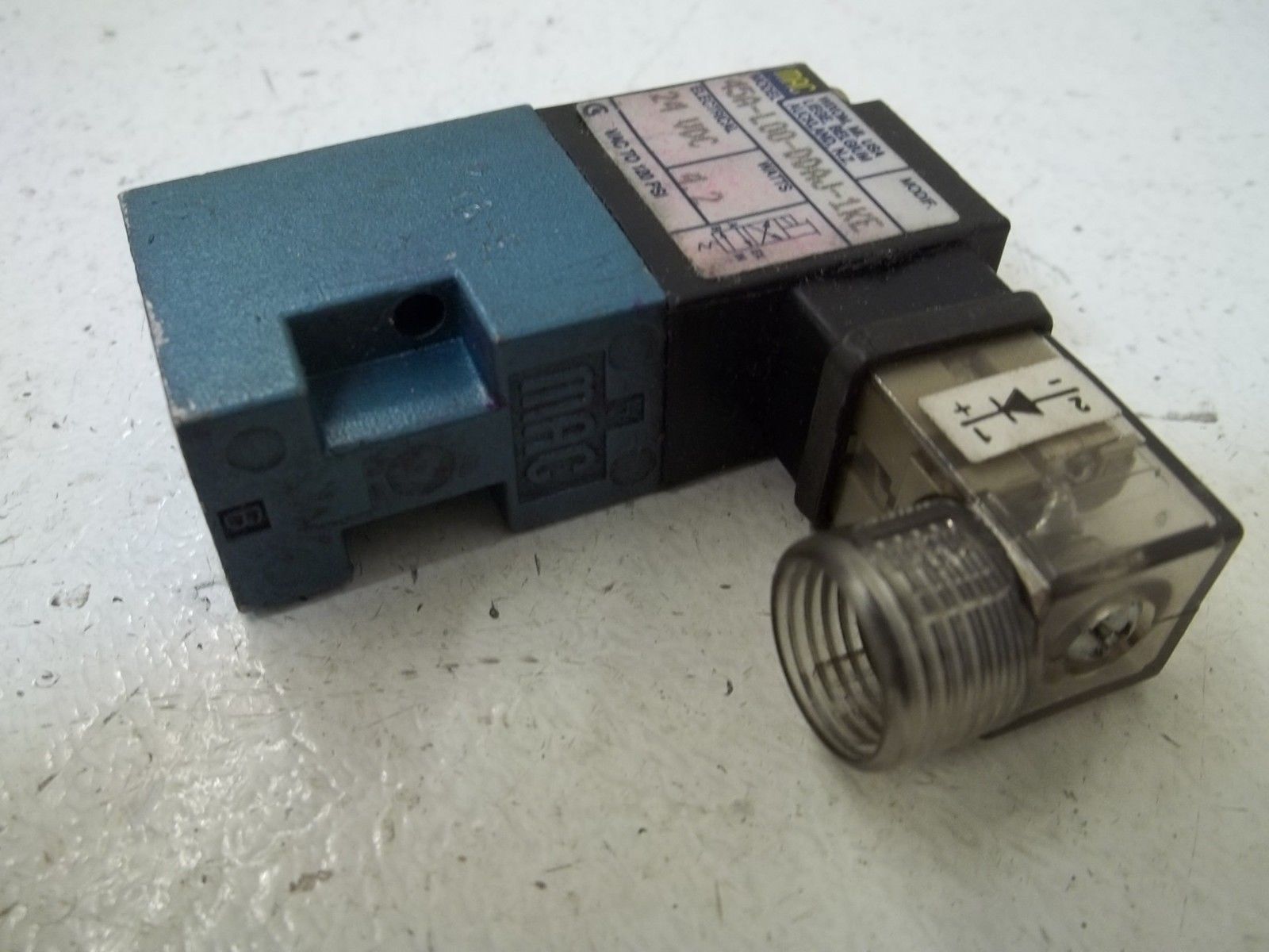 MAC 45A-L000-DDAJ-1KE SOLENOID VALVE 24VDC UNMP