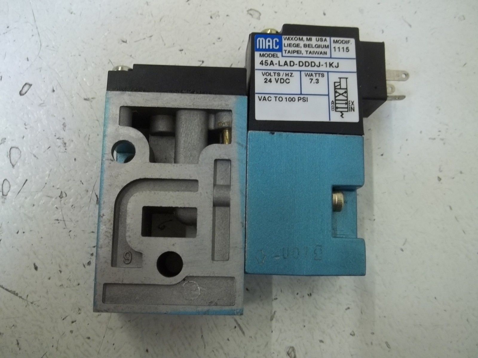 MAC 45A-LAD-DDDJ-1KJ SOLENOID VALVE NSMP