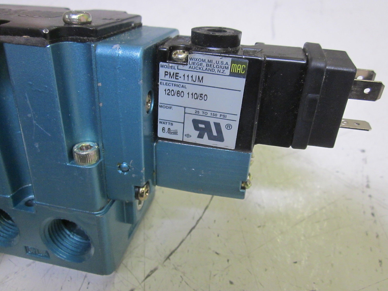 MAC 6321D-331-PM-111JM VALVE W/ PME-11JB VALVE UNMP