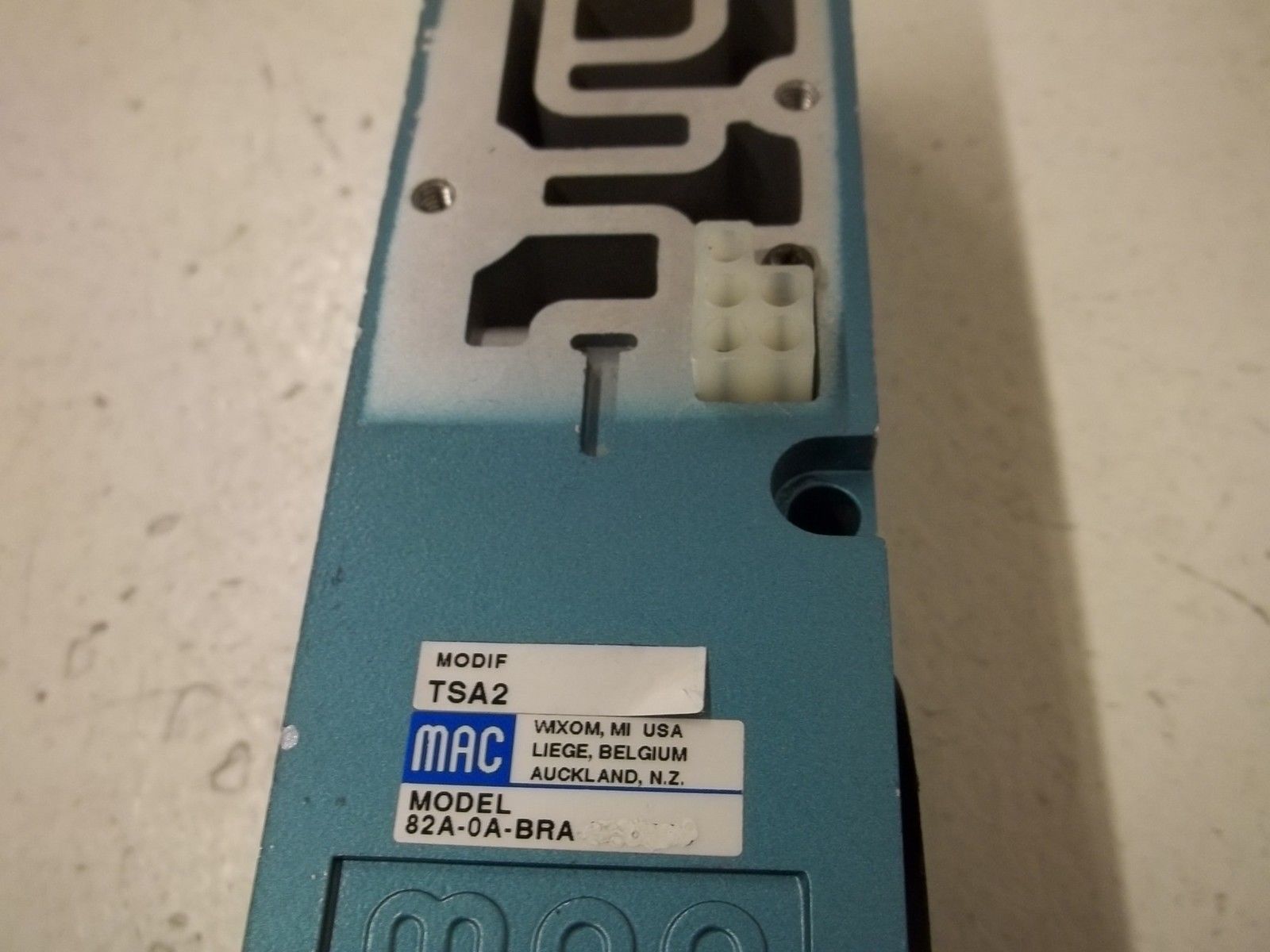 MAC 82A-0A-BRA PNEUMATIC VALVE BASE NSNP