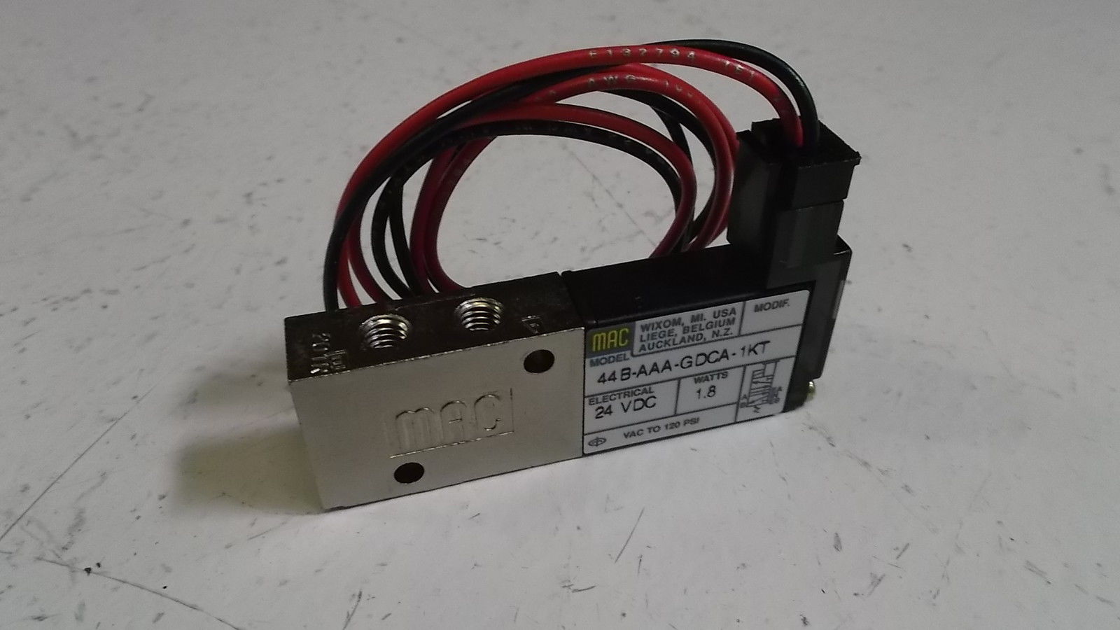 MAC PNEUMATIC VALVE 44B-AAA-GDCA-1KT NSMP
