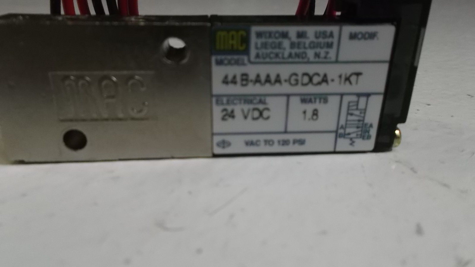 MAC PNEUMATIC VALVE 44B-AAA-GDCA-1KT NSMP