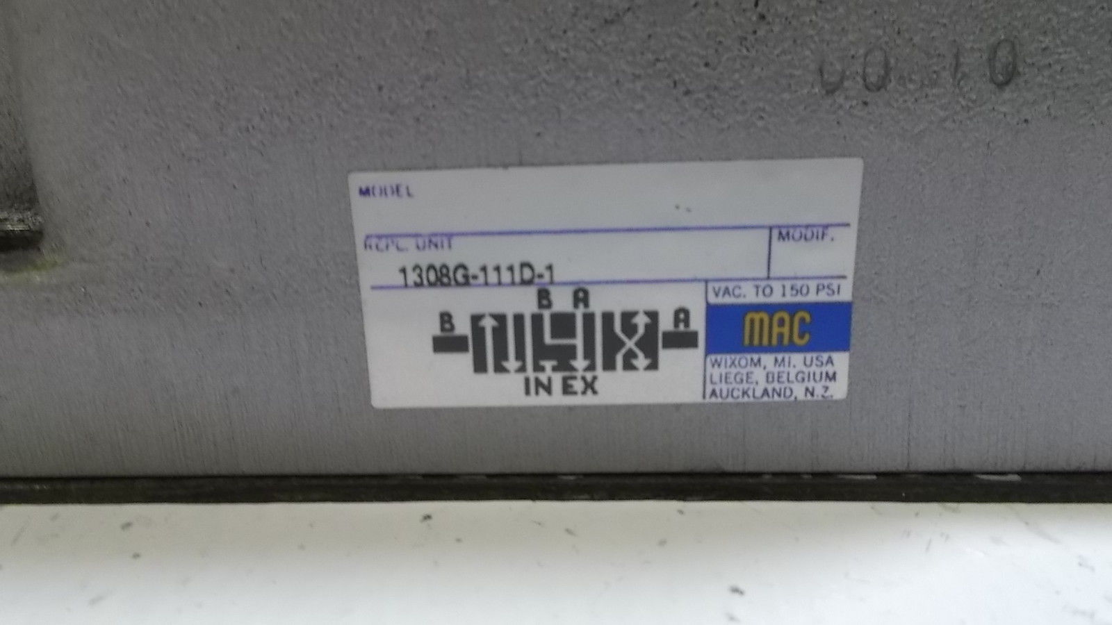 MAC VALVE 1308G-111D1 UNMP