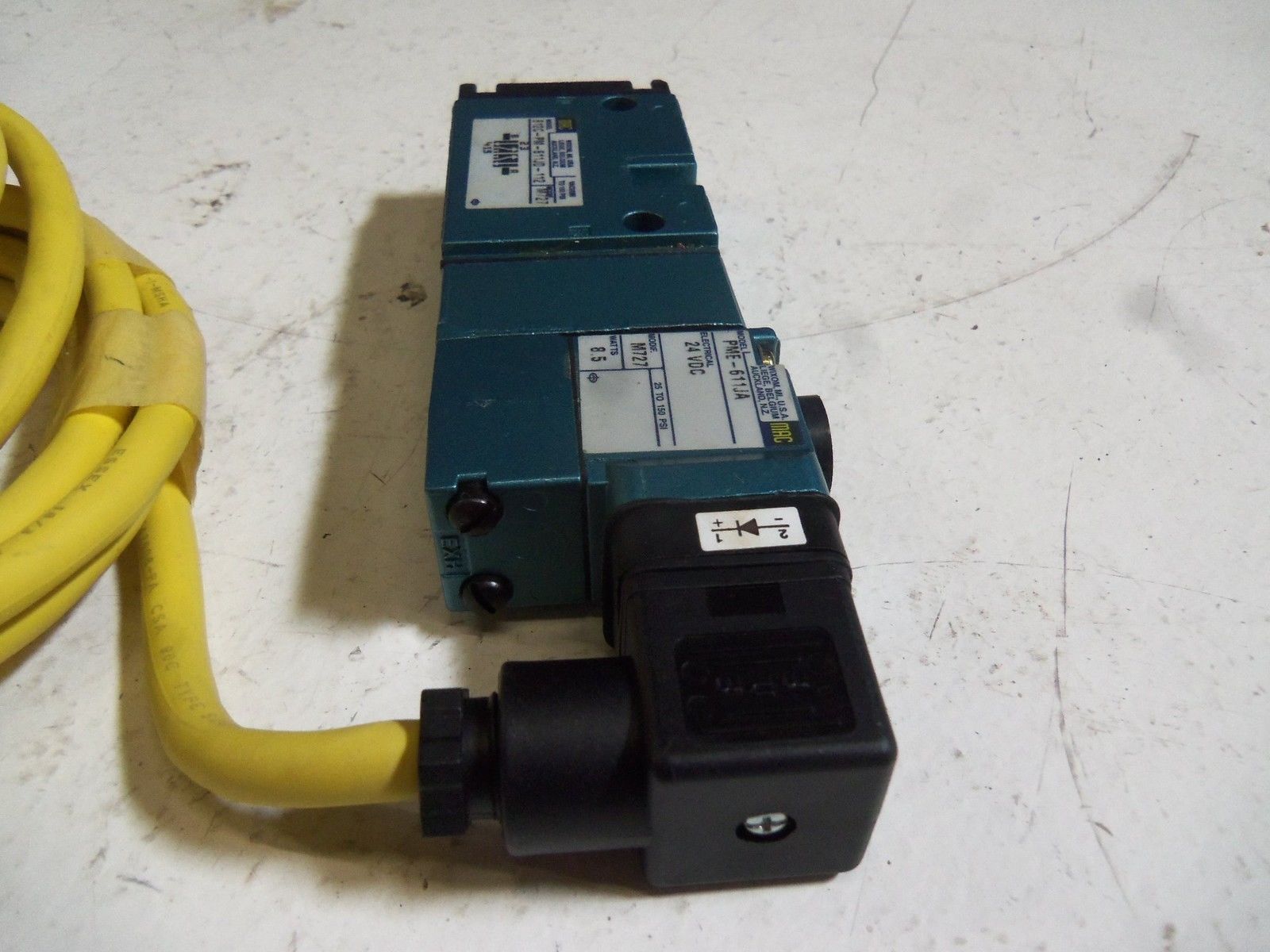 MAC VALVES 812C-PM-611JD-112 w/ PME-611JA SOLENOID UNMP
