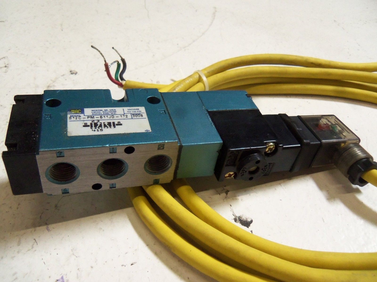 MAC VALVES 812C-PM-611JD-172 w/ PME-611JD UNMP