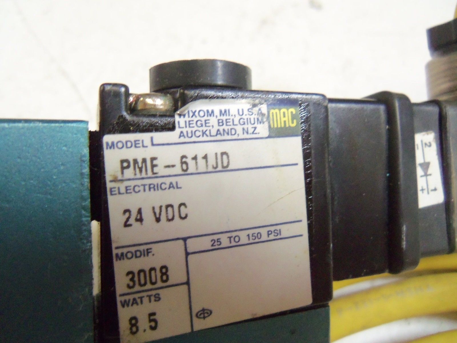 MAC VALVES 812C-PM-611JD-172 w/ PME-611JD UNMP