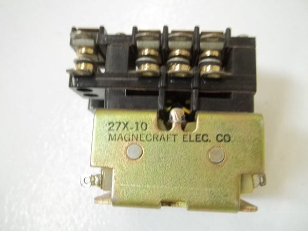 MAGNECRAFT 27X-10 RELAY UNMP