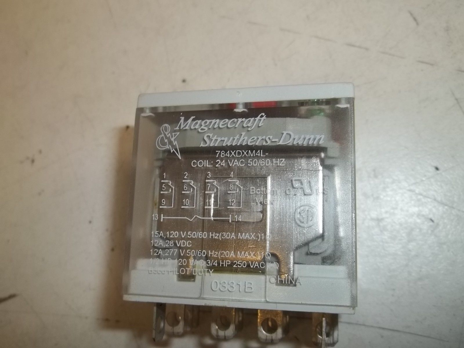 MAGNECRAFT STRUTHERS-DUNN 784XDXM4L RELAY 24VAC 50/60Hz *NEW NO BOX*