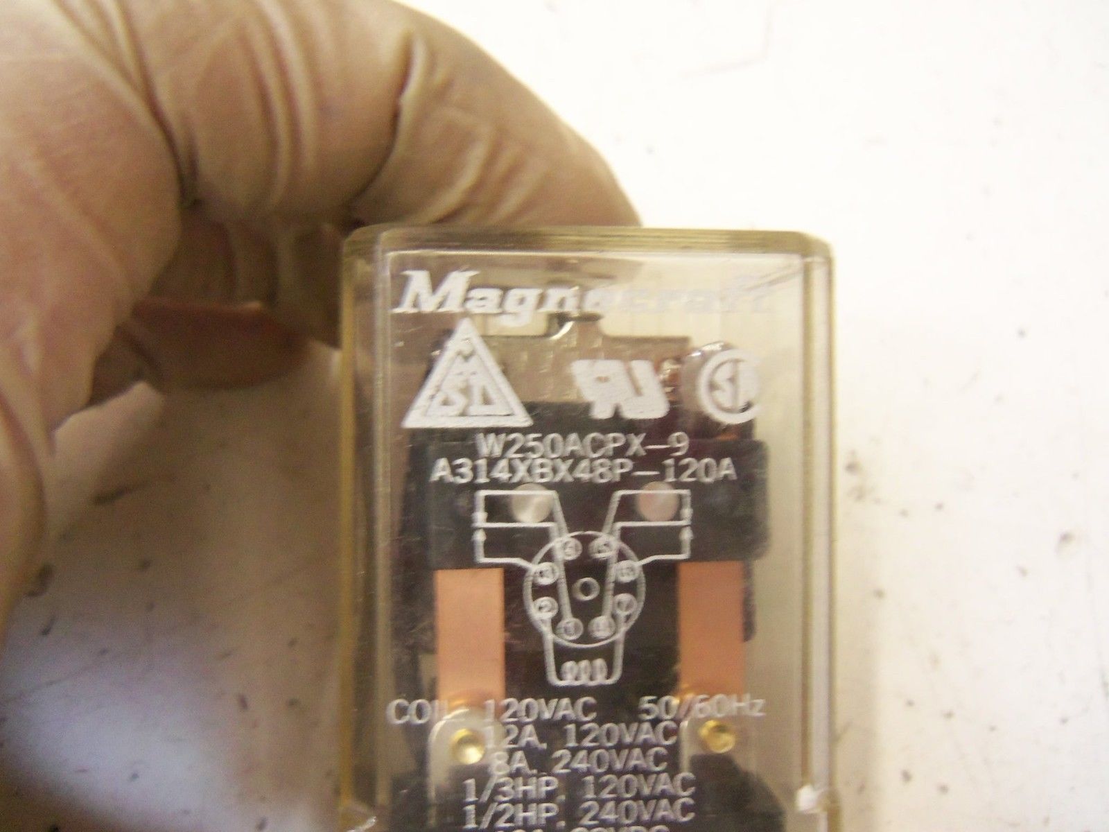 MAGNECRAFT W250ACPX-9 120VAC UNMP