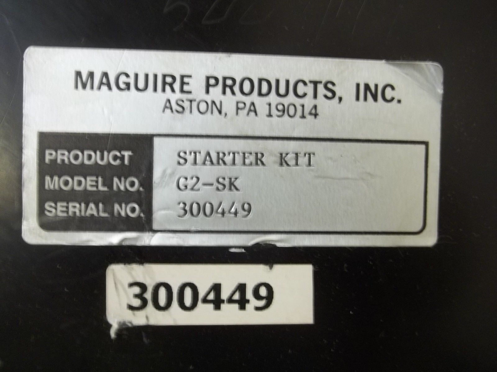 MAGUIRE PRODUCTS, INC. G2-SK STARTER KIT UNMP
