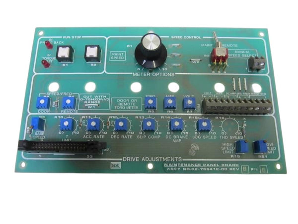 MAINTENANCE POWER BOARD 02-7664 12-00 REV.B UNMP