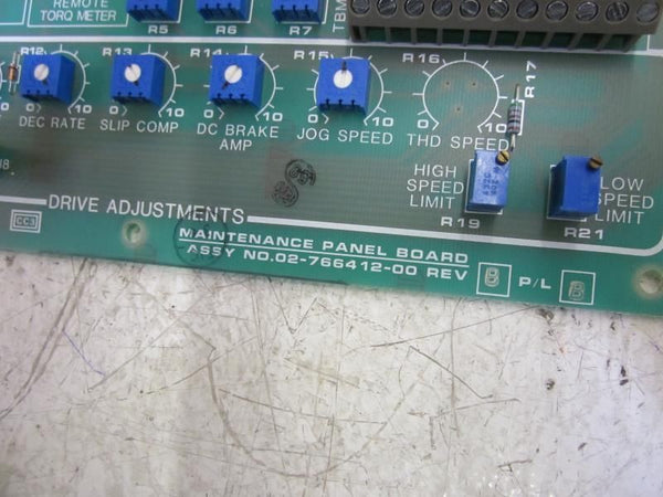 MAINTENANCE POWER BOARD 02-7664 12-00 REV.B UNMP