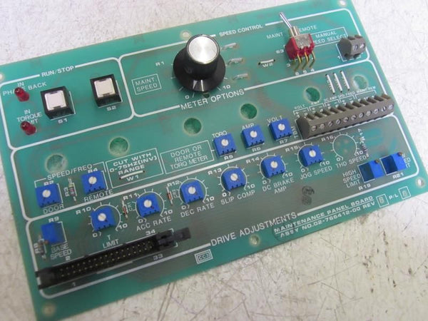 MAINTENANCE POWER BOARD 02-7664 12-00 REV.B UNMP