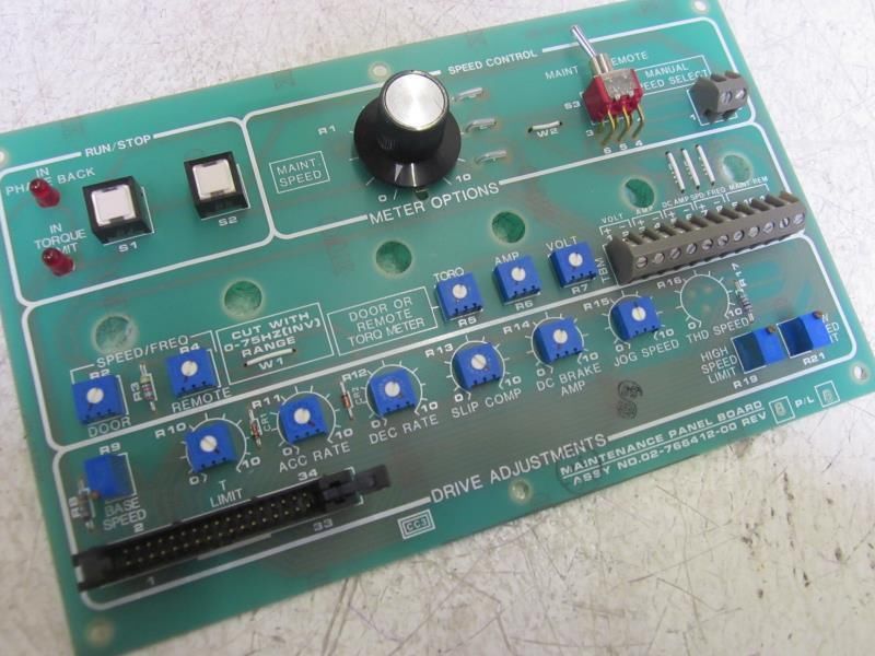 MAINTENANCE POWER BOARD 02-7664 12-00 REV.B UNMP