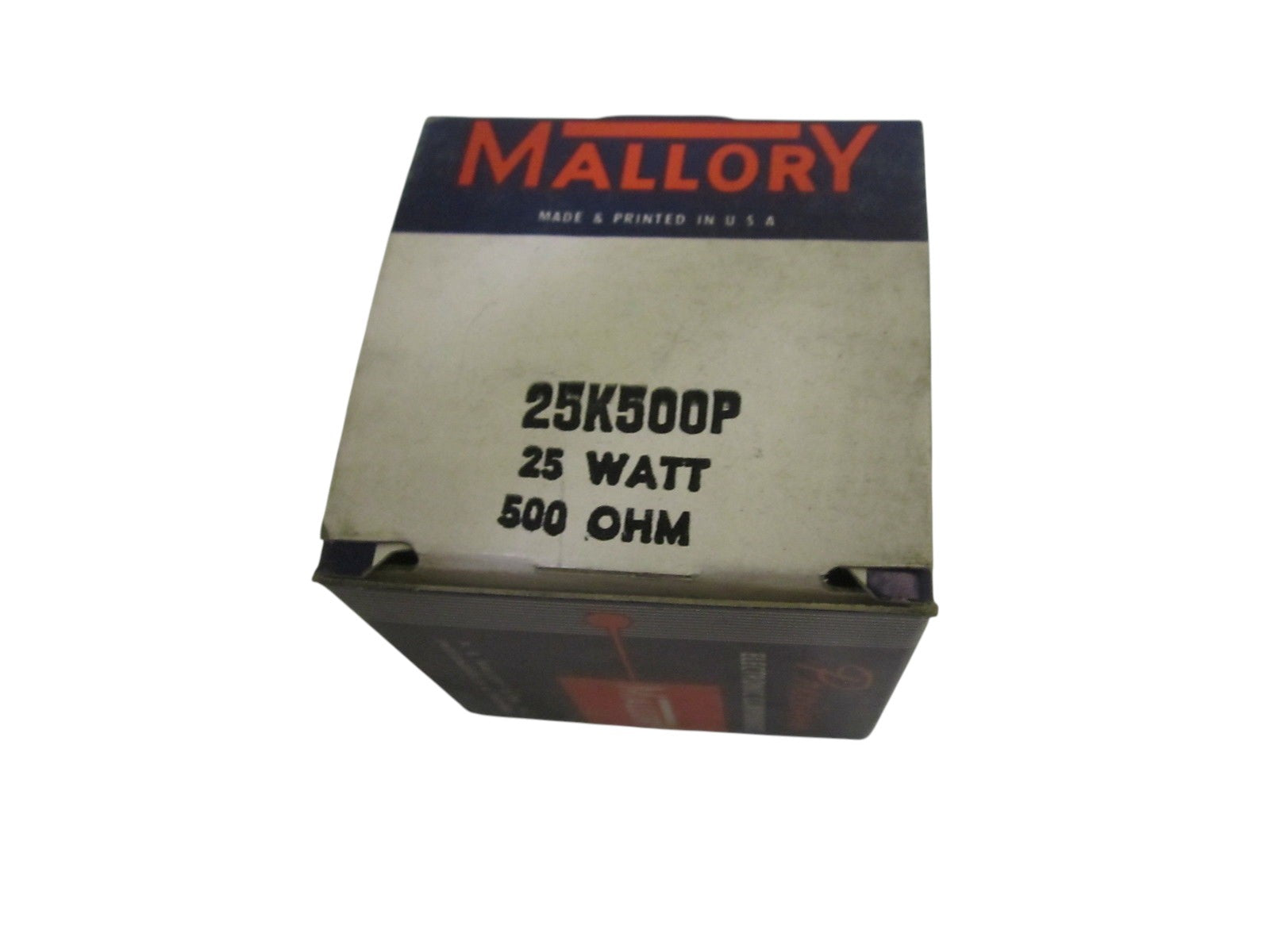 MALLORY 25K500P 25W 500OHMNSMP
