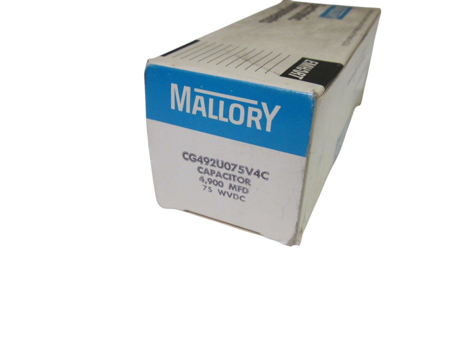 MALLORY CG492U075V4C CAPACITOR 75VDC NSMP